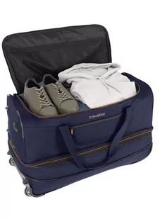 Torba podróżna Travelite Basics Doubledecker L - navy - Torby podróżne - miniaturka - grafika 2