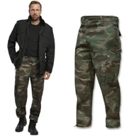 Odzież taktyczna i umundurowanie - Spodnie Brandit BDU US Ranger Woodland 5XL - miniaturka - grafika 1