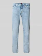 Spodnie męskie - Jeansy o kroju slim fit tapered leg z mieszanki bawełny - miniaturka - grafika 1