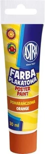 Astra Farba plakatowa pomarańczowa 30ml VK1565 - Pozostałe akcesoria dla plastyków - miniaturka - grafika 2