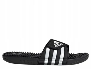 Klapki męskie adidas Adissage czarne basen sportowe F35580 46 - Klapki i japonki męskie - miniaturka - grafika 1