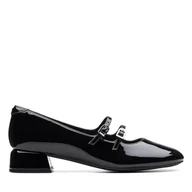 Czółenka - Clarks Black Patent Daiss30 Shine damskie czółenka rozmiar 38, Czarny, 35.5 EU - miniaturka - grafika 1