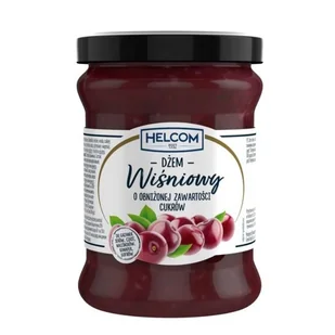 HELCOM Dżem wiśniowy o obniżonej zawartości cukrów 320g - Dżem - miniaturka - grafika 1