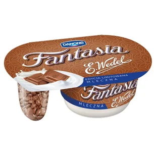 Danone - Fantasia deser kremowy z kawałkami czekolady mlecznej - Kefiry, jogurty, maślanki - miniaturka - grafika 1
