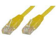 Patchcordy - MicroConnect RJ-45/RJ-45 kat.6 0.2m Żółty UTP6002Y - miniaturka - grafika 1