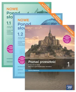 Pakiet podręczników Nowe Ponad słowami. Część 1 i 2, Poznać przeszłość. Liceum i technikum. Klasa 1. Edycja 2024 - Adam Szweda, Anna - Podręczniki dla liceum - miniaturka - grafika 1