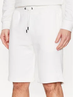 Guess Szorty sportowe Aldwin Z2YD04 KAIJ1 Beżowy Slim Fit - Spodenki damskie - miniaturka - grafika 1