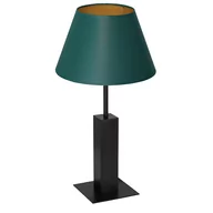 Lampy stojące - Luminex Table lamps 3645 Lampa stołowa lampka 1x60W E27 czarny/zielony/złoty - miniaturka - grafika 1
