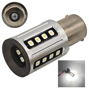 żarówka LED P21W BA15S 12V bez błędu 2600lm biała mocne białe światło - Żarówki samochodowe - miniaturka - grafika 1