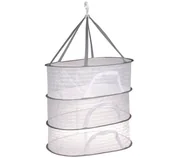 Suszarki do grzybów, owoców i warzyw - Zawieszana Suszarka Spożywcza Na Warzywa Owoce Zioła Grzyby 3-Poziomowa - miniaturka - grafika 1