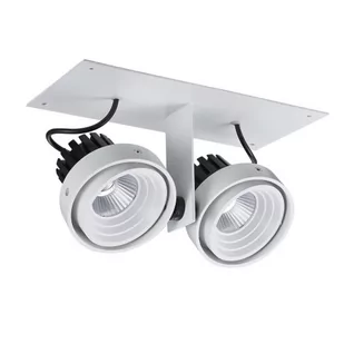 Italux Spot LAMPA sufitowa PATRIZIO GL7118-2/2X12W 4000K WH+BL podtynkowa OPRAWA LED 24W wpust REFLEKTORKI do zabudowy białe - Lampy sufitowe - miniaturka - grafika 1