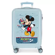 Walizki - Disney Mickey Road Trip Walizka kabinowa Niebieski 38x55x20 cms Sztywne zapięcie z boku 34L 2 kg 4 koła Bagaż ręczny, niebieski, Maleta, Walizka kabinowa - miniaturka - grafika 1