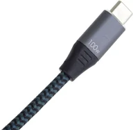 Kable USB - PREMIUMCORD Nabíjecí kabel USB-C, 2xUSB-C na USB-C, 100W, 1m, černá - miniaturka - grafika 1