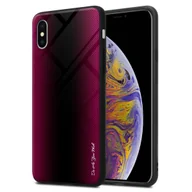 Etui i futerały do telefonów - Etui Cadorabo do Apple iPhone XS MAX Etui ochronne w kolorze różowym Etui na telefon komórkowy Etui TPU Etui ze szkła hartowanego - miniaturka - grafika 1
