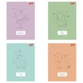 Zeszyty szkolne - St. Majewski Paczka Zeszyt A5 32k.w kratkę pastel Capybara mix pakiet 15 sztuk - miniaturka - grafika 1