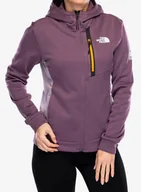Bluzy sportowe damskie - Bluza polarowa damska The North Face Ma FZ Fleece - midnight mauve/purple chalk - miniaturka - grafika 1