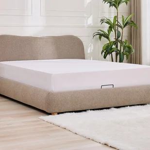 Łóżko ze skrzynią 180 x 200 cm - Tkanina - Taupe + Materac - VANARI - Meble do sypialni Łóżko ze skrzynią 180 x 200 cm - Tkanina - Taupe + Materac - VANARI - Meble do sypialni - miniaturka - grafika 1