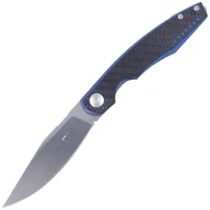 Noże - Nóż składany Viper Belone Blue Titanium/Carbon Fiber, Satin M390 by Jesper Voxnæs (V5970BLFC) - miniaturka - grafika 1