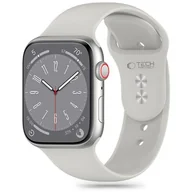 Akcesoria do smartwatchy - Pasek TECH-PROTECT Silicone do Apple Watch 4/5/6/7/8/9/SE (38/40/41mm) Jasnoszary - miniaturka - grafika 1