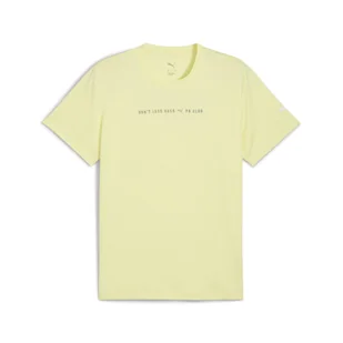 Męska koszulka RUN CLUB z grafiką PUMA Gold Moon Yellow - Koszulki sportowe męskie - miniaturka - grafika 1