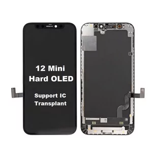 Wyświetlacz LCD ekran dotyk do iPhone 12 mini (Hard OLED) Wymienny IC - Części serwisowe do telefonów - miniaturka - grafika 1