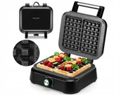 Gofrownice - Gofrownica Mozano Smart czarny 2200 W - miniaturka - grafika 1