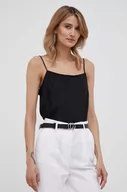 Bluzki damskie - Calvin Klein bluzka kolor czarny - miniaturka - grafika 1