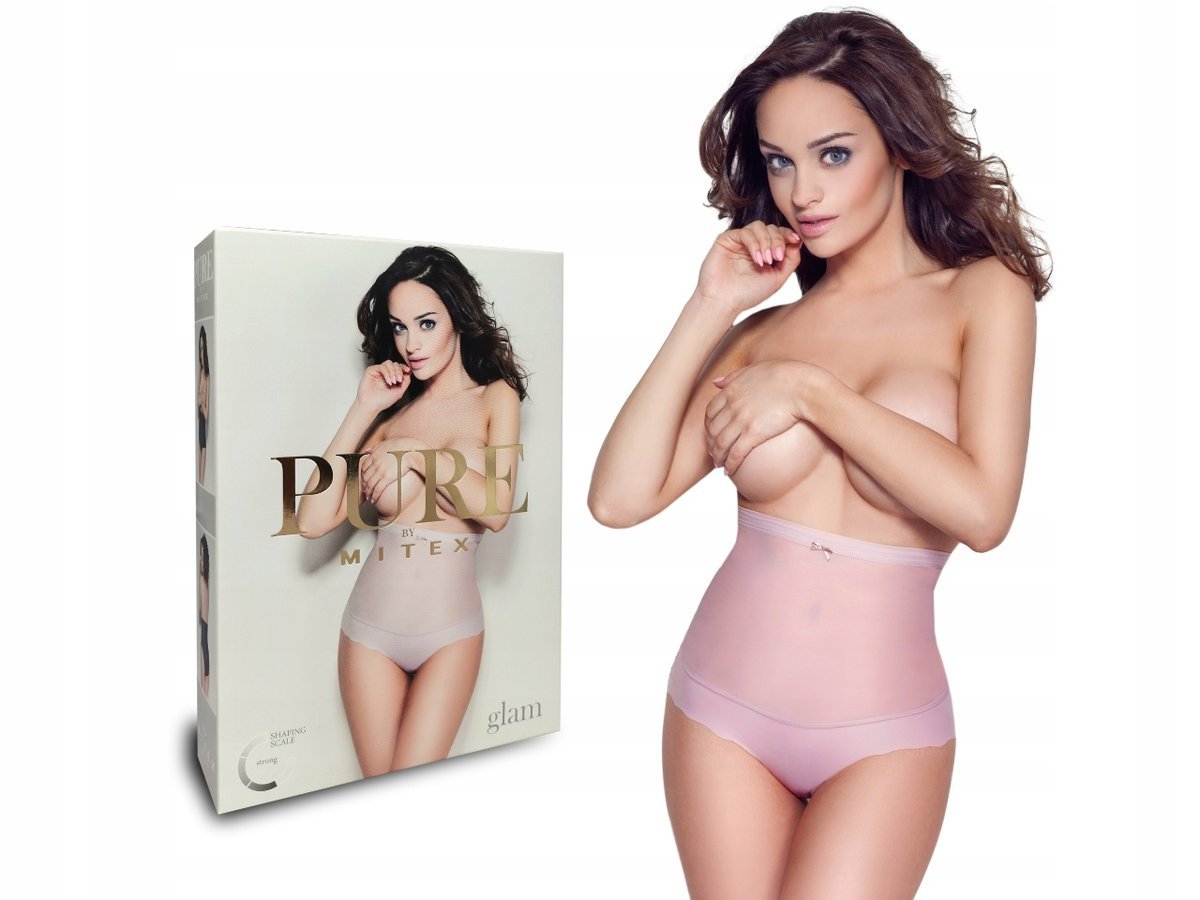 figi wyszczuplające MITEX PURE GLAM różowe , 3XL