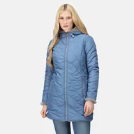Kurtki damskie - Regatta Damska Kurtka Zimowa Parka Dwustronna Caileigh Niebieski, Rozmiar: 40 - miniaturka - grafika 1