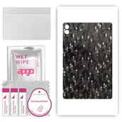 Akcesoria do tabletów i e-booków - folia naklejka skórka strukturalna na TYŁ do Samsung Galaxy Tab S9 FE+ Plus - Carbon Pixel Czarny - apgo SKINS - miniaturka - grafika 1