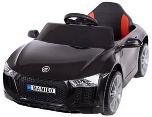Mamido Auto Na Akumulator Fast Wing Siedzenie Eko-Skóra Czarny - Pojazdy elektryczne dla dzieci - miniaturka - grafika 1