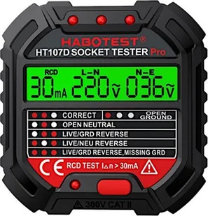 Habotest Tester gniazd elektrycznych - Pozostałe akcesoria do uprawy roślin - miniaturka - grafika 1