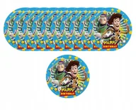 Dekoracje i nakrycia stołu na imprezę - Talerzyki urodzinowe dla dzieci TOY STORY - śr. 23cm - 10szt - miniaturka - grafika 1