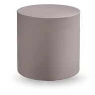 Pufy i podnóżki - Pufa Cylinder beżowa - Lyxo Design - miniaturka - grafika 1