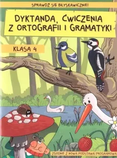 Dyktanda, ćwiczenia z ortografii i gramatyki KL.4 - Wiesława Zaręba - Pomoce naukowe - miniaturka - grafika 1