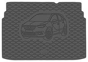 Dywaniki samochodowe - Rigum Mata bagażnika gumowa do OPEL Crossland X 2017- górna i dolna podłoga bagażnika 825039 - miniaturka - grafika 1