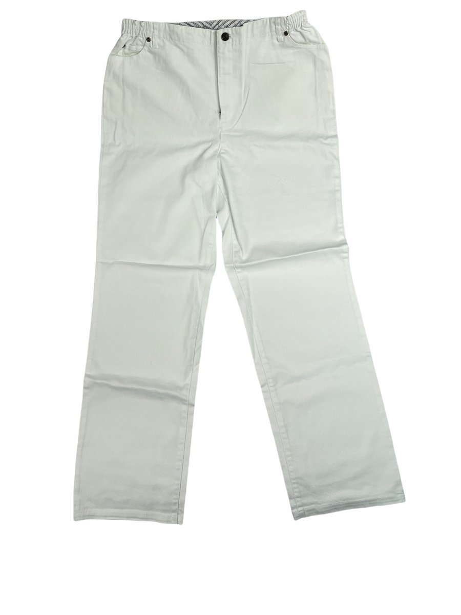 Spodnie damskie materiałowe białe Tog Shop 48