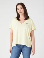 Koszulki i topy damskie - Wrangler T-Shirt W7XKEVX6Z 112328929 Żółty Regular Fit - miniaturka - grafika 1