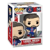 Figurki dla dzieci - Funko POP! Football, figurka kolekcjonerska, PSG, Lionel Messi, 50 - miniaturka - grafika 1