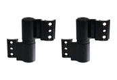 Zawiasy, okucia i inne akcesoria - Zawias wrębowy MASTER BIG RAPID 8044 2-częściowy czarny (2szt.) - miniaturka - grafika 1