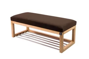 Ławka na buty LPG-4 60cm EMRAWOOD drewno lite kolor naturalny siedzisko gładkie kolor brązowy - Ławki do przedpokoju Ławka na buty LPG-4 60cm EMRAWOOD drewno lite kolor naturalny siedzisko gładkie kolor brązowy - Ławki do przedpokoju - miniaturka - grafika 1