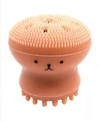 Rękawice i gąbki do kąpieli - myHomelife, Szczoteczka Myjka Do Czyszczenia Twarzy Ośmiorniczka Beżowa - miniaturka - grafika 1