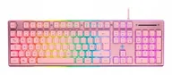 Klawiatury - Deltaco MEMBRANOWA RÓŻOWA RGB - miniaturka - grafika 1