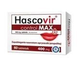 Problemy skórne - Hasco-Lek Hascovir control MAX 400 mg x 60 tabl - miniaturka - grafika 1