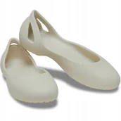 Baleriny - Damskie Wsuwane Buty Baleriny Baletki Crocs Kadee 210833 Flat 41-42 - miniaturka - grafika 1