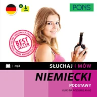 Książki do nauki języka niemieckiego - Słuchaj i mów. Niemiecki. Kurs na poziomie A1/B1 - miniaturka - grafika 1