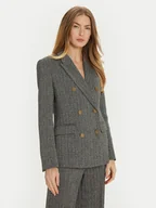 Marynarki i żakiety damskie - ViCOLO Marynarka TS0511 Szary Regular Fit - miniaturka - grafika 1