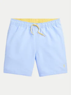 Polo Ralph Lauren Szorty kąpielowe 323957810006 Błękitny Regular Fit - Spodenki damskie - miniaturka - grafika 1