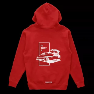 Bluza kangurka IS THAT A SUPRA czerwona-S - Odzież do sportów motorowych - miniaturka - grafika 1