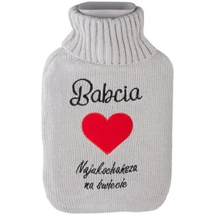Termofor gumowy + pokrowiec TADAR Babcia, 1,5 l - Termofory - miniaturka - grafika 1